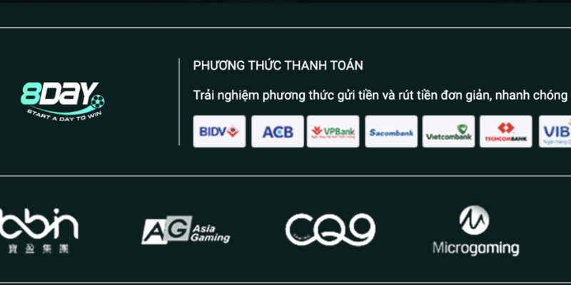 Lỗi hay gặp khi thực hiện nạp tiền 8Day