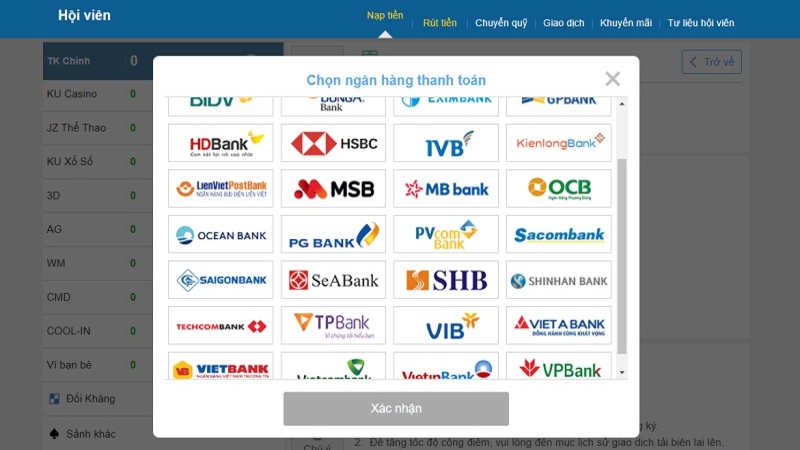 Đa phương thức thanh toán cho newbie mới có lựa chọn phù hợp